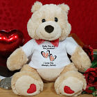Personalized Two Hearts Teddy Bear 8447492